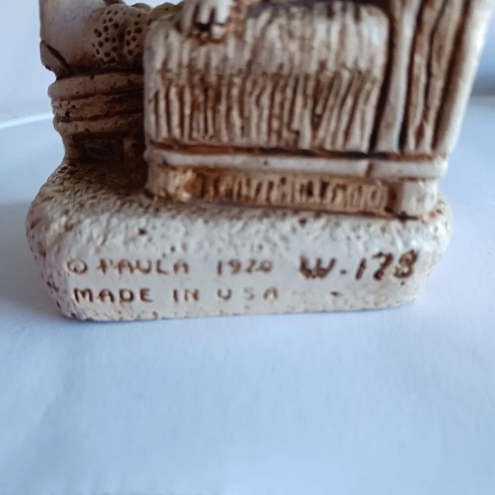 1970 Vintage Paula Inc. Worlds Greatest Grandpa W-178  Figurine USA Recliner